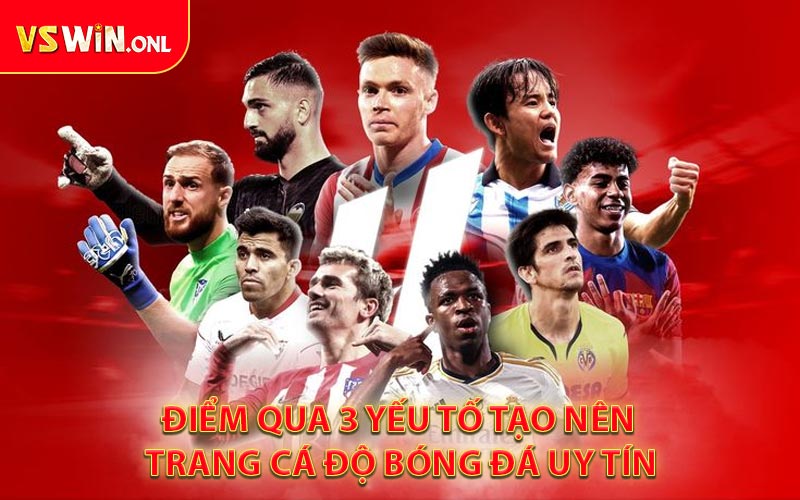 Điểm qua 3 yếu tố đánh giá một trang cá độ bóng đá uy tín